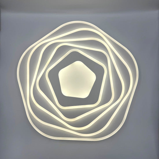 Plafoniera LED Surtur 125W, 8550lm, 400x400x73mm