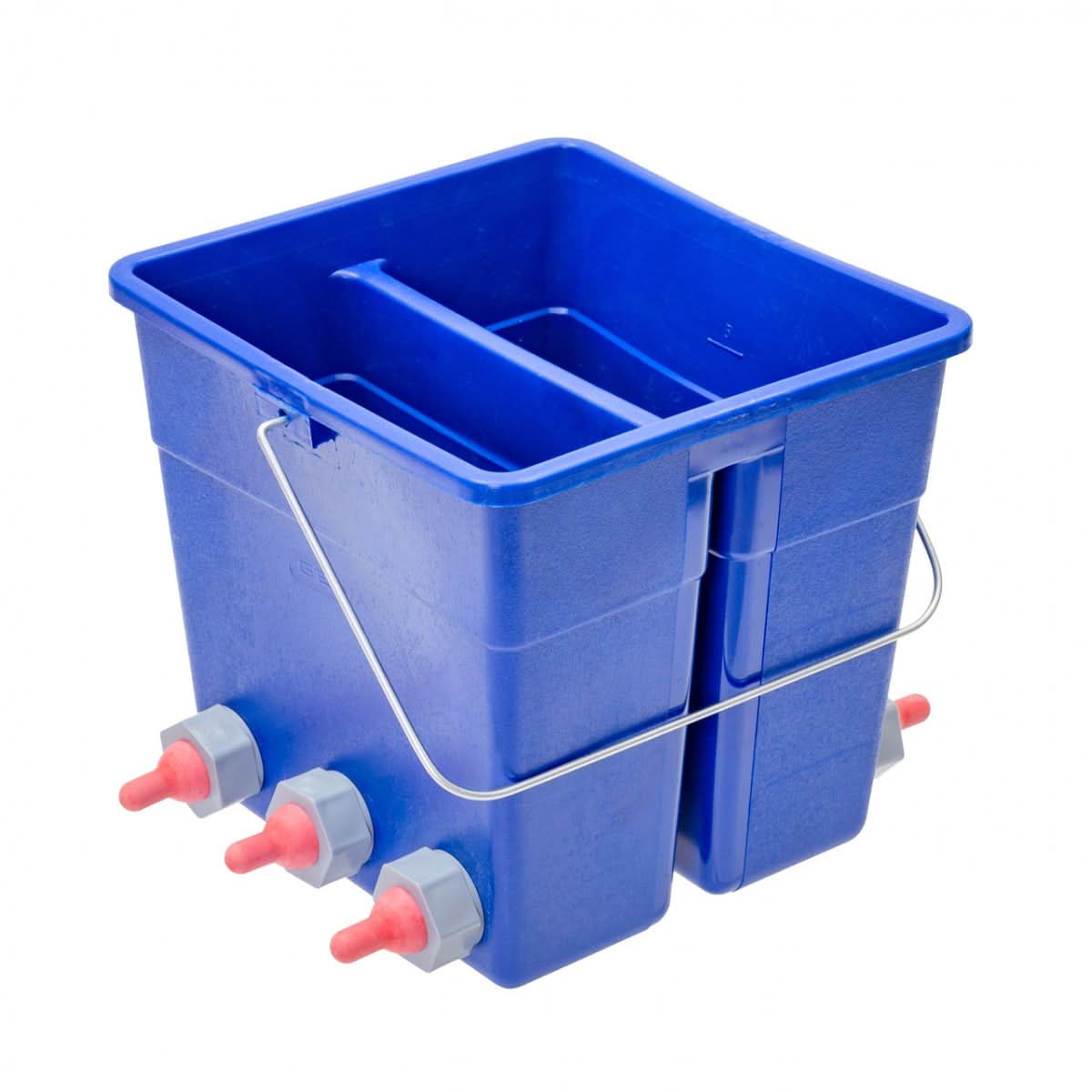 Galeata de alaptare pentru miei si iezi cu 6 tetine, 50 mm, 10 l