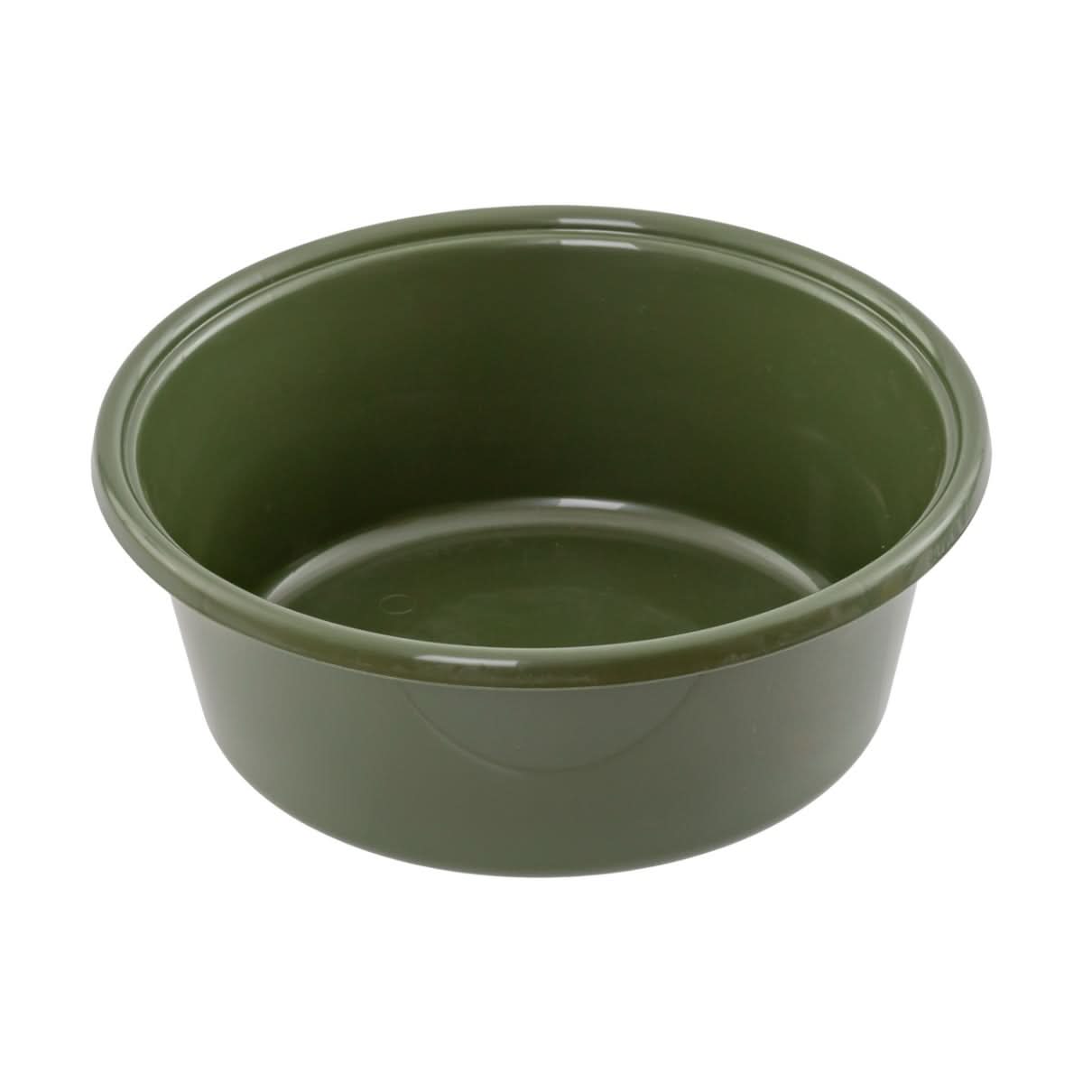 Castron plastic hrana bovine verde masline 6 litri compatibil suport furajare