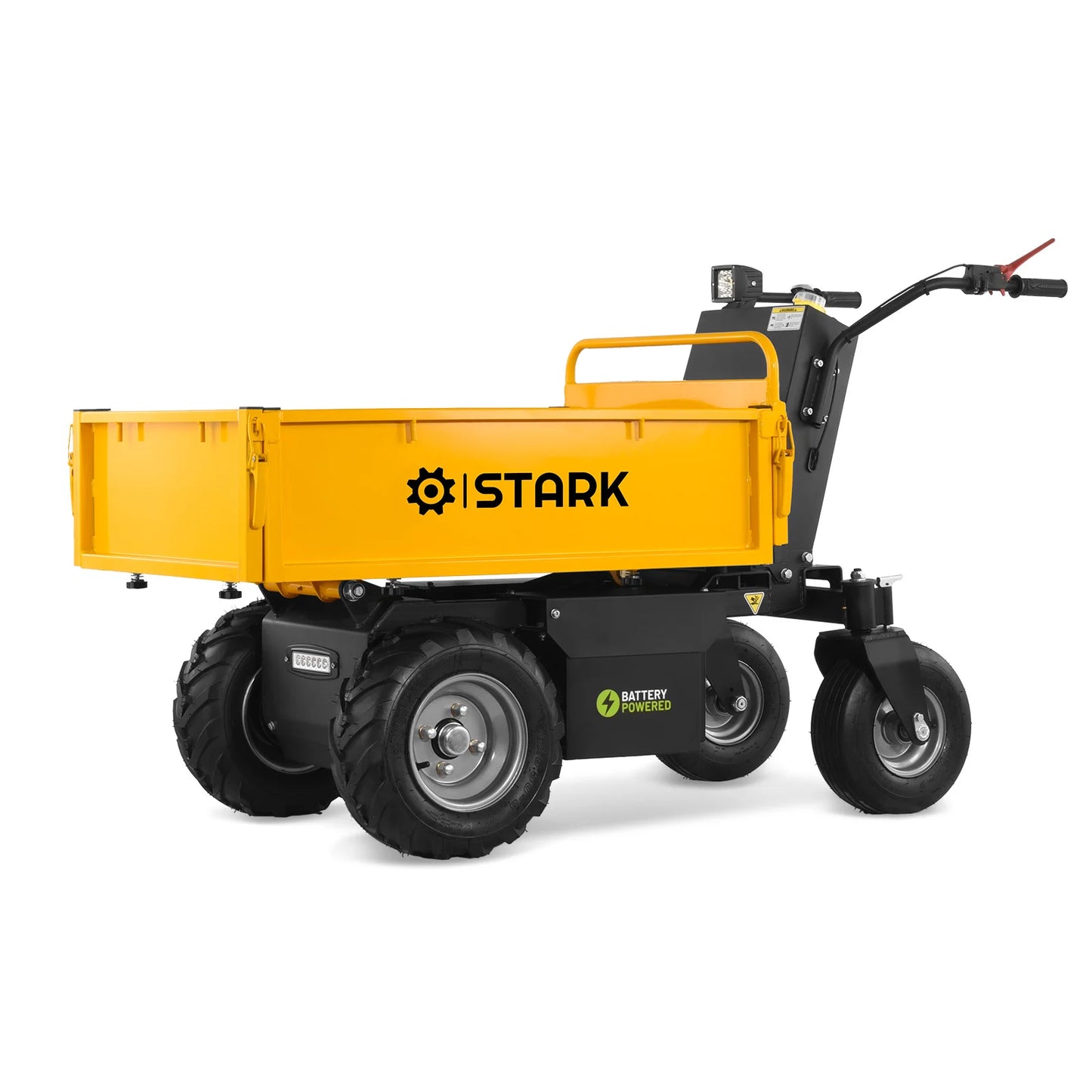 Roabă electrica autopropulsata STARK-E500, 1000W, 500 kg, basculare hidraulica