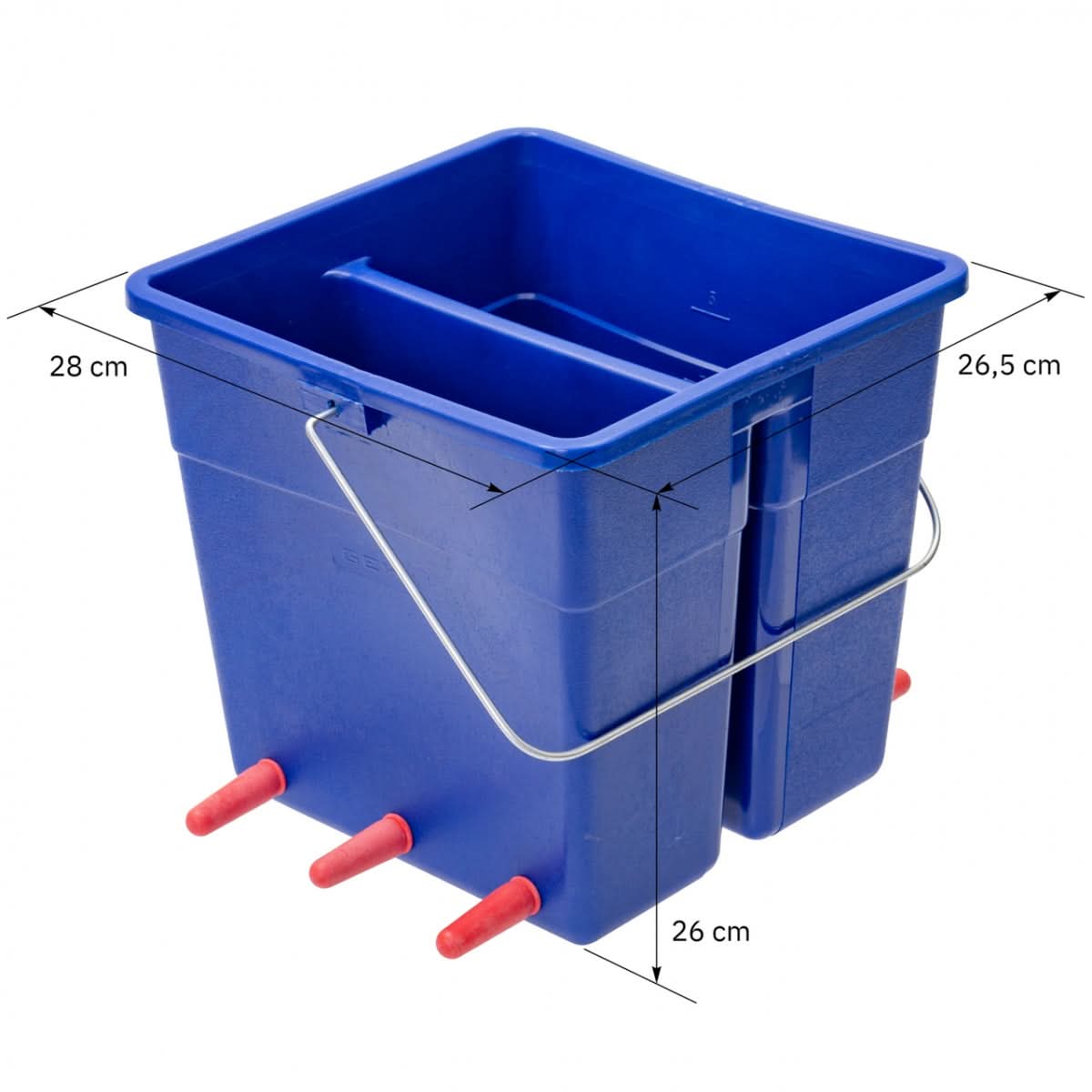 Galeata de alaptare pentru miei si iezi, cu 6 tetine, 70 mm, 10 l