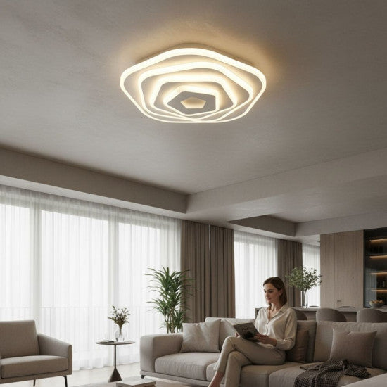 Plafoniera LED Surtur 57W, 4200lm, 240x240x60mm