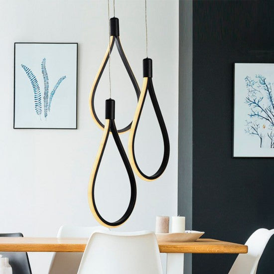 Candelabru LED Trend Negru, 72W, 5760 lm, 85x35cm