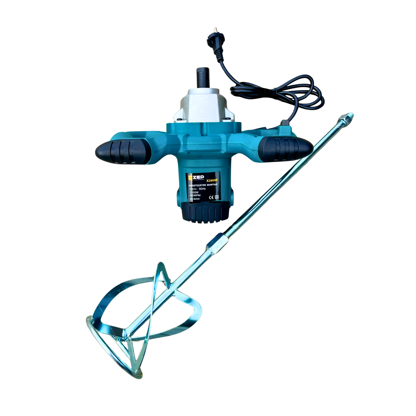 Masina amestecat mortar ZEP POWER V7, 2100W, 6 trepte, 1 paleta, 800RPM