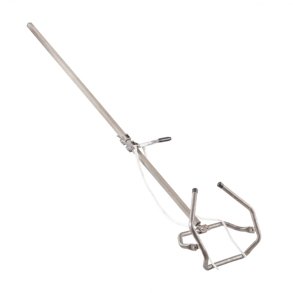 Forceps inox vitei 180 cm brațe curbate nasteri dificile