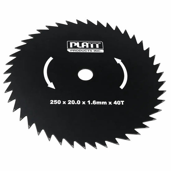 Disc motocoasa cu 40 dinti, 250 x 25.4 mm, varianta simpla