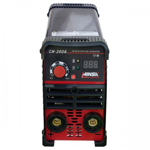 Aparat sudura invertor Minsk Electro MMA SI-260A, 260A, IGBT, ecran digital, usor si compact, protectie supraincalzire