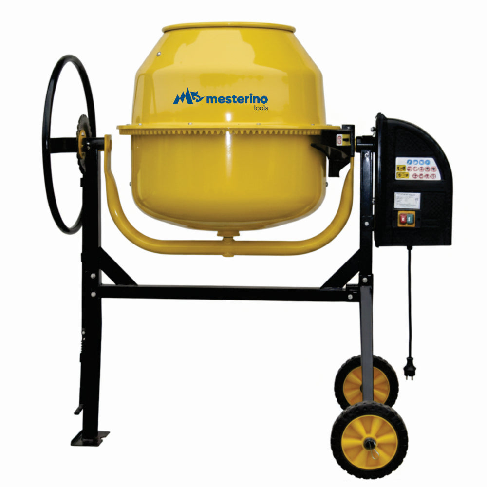 Betoniera profesionala ZEP HCM650, 180 litri, motor 1000W cu bobinaj din cupru, coroana din fonta, roti rezistente pentru transport usor