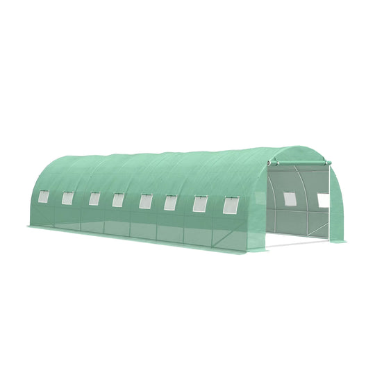 Solar gradina ZEP 8x3x2 m, 24 mp, folie polietilena 180 g/mp UV, structura otel galvanizat 26 mm