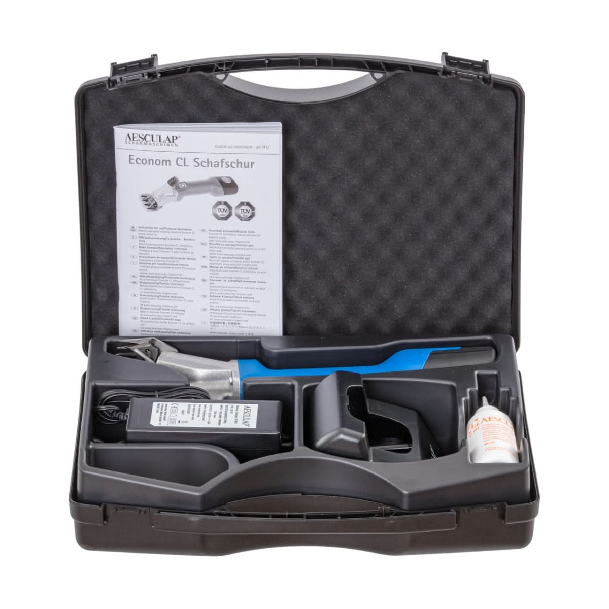 Masina tuns oi acumulator 21.8V 13/4 cutite geanta accesorii