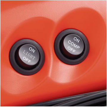 Compresor auto Black+Decker ASI200, 8.27 bar, 12V, portabil, cu oprire automata