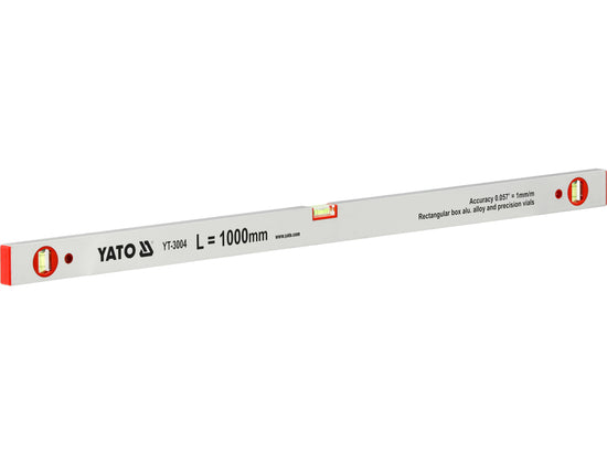 Nivela aluminiu Yato YT-3004, 1000 mm, 3 bule - imagine 1