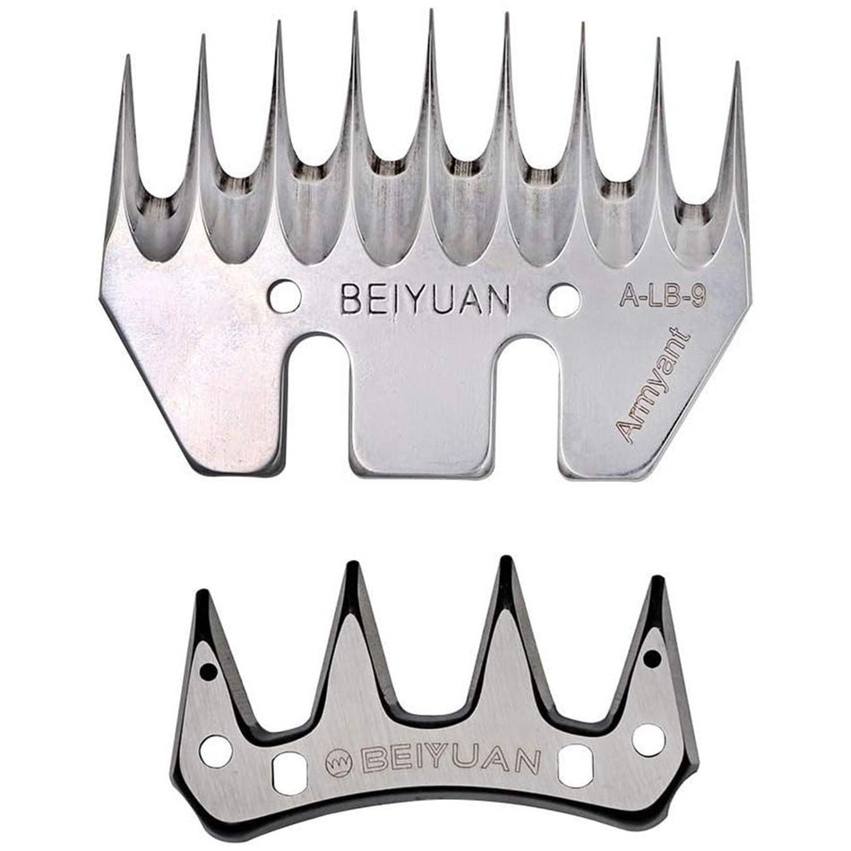 Cutite de schimb pentru masina de tuns oi electrica 9D+4D – Universale, din otel durabil
