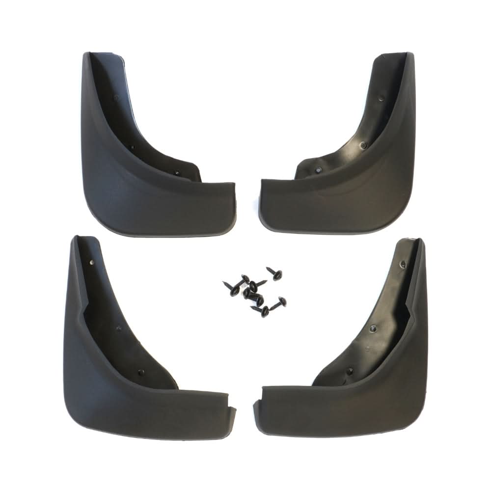 Set 4 Apărători Noroi MEGA DRIVE 51671, Plastic Negru, pentru Volkswagen Passat B6 Berlina (2005-2010)