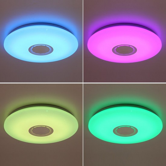 Plafoniera LED SMART cu muzica, 24W, RGB+W, 1800 lm