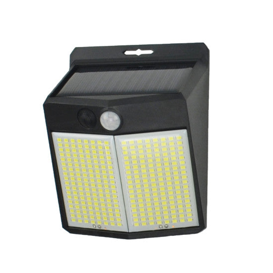Aplica LED cu Senzor si Panou Solar, 6500K, 125x93x50mm