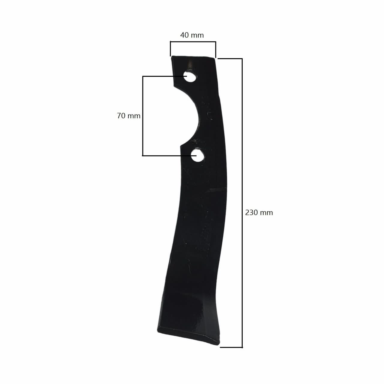 Cuțit Stânga pentru Ax Ø 23 mm, 230mm x 40mm - Elefant