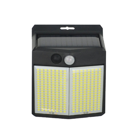 Aplica LED cu Senzor si Panou Solar, 6500K, 125x93x50mm