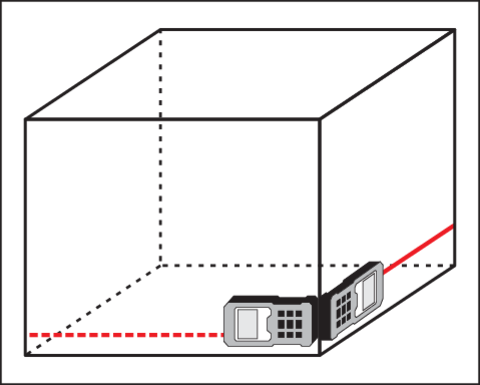 Telemetru cu laser 0.2-60 m, masurare distanta, calcul suprafata si volum, IP65
