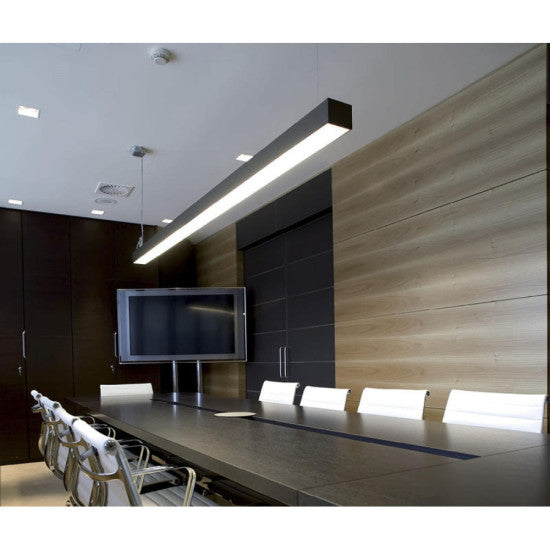 Corp LED liniar, 40W, 5000K, 1200 mm, negru