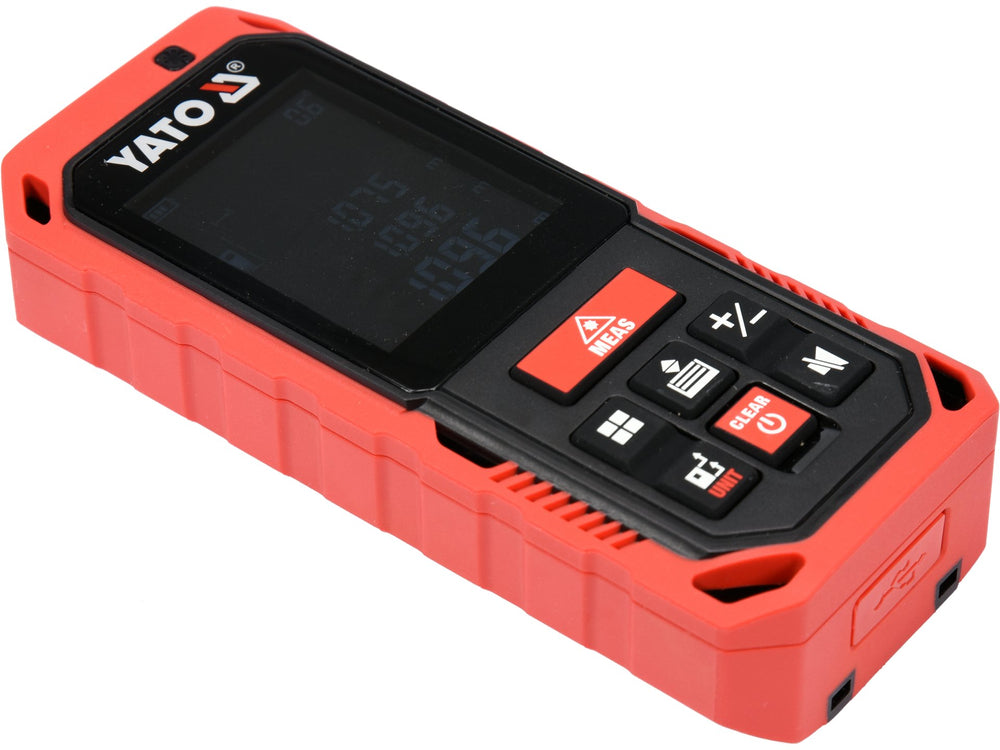 Telemetru cu laser 0.2-60 m, masurare distanta, calcul suprafata si volum, IP65