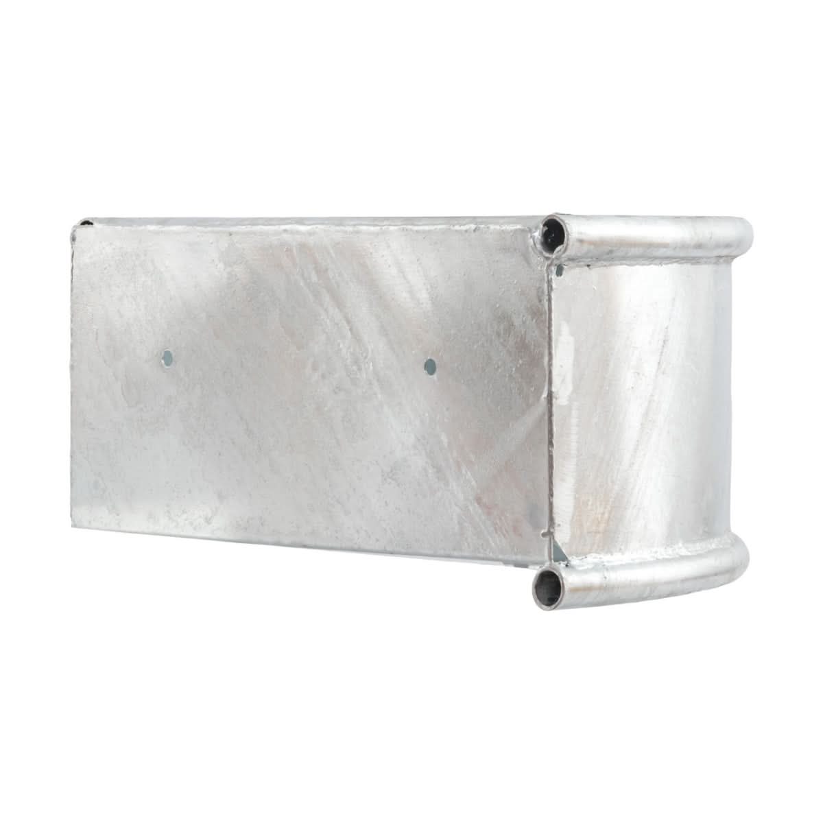 Hranitoare colt otel zincat 35 litri pentru bovine si cabaline montare perete