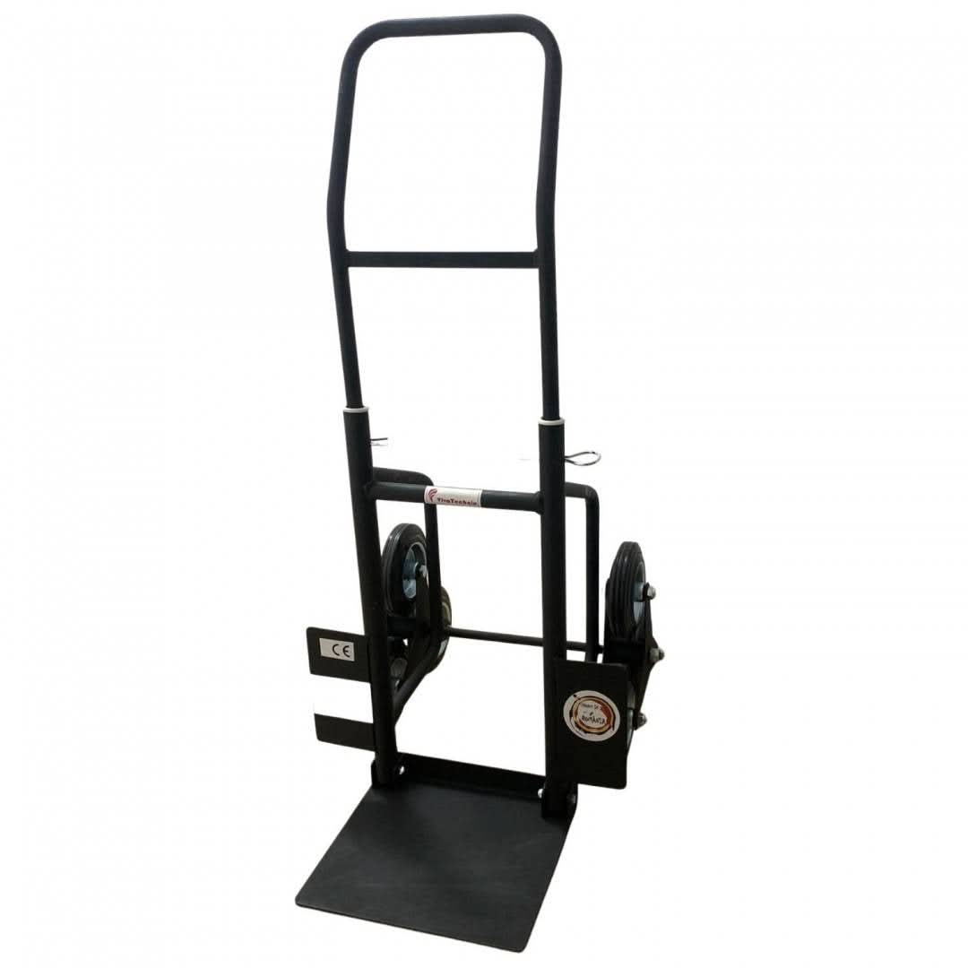 Carucior tip liza scari VivaTechnix VMD-1011, 6 roti cauciuc plin, 200 kg, maner telescopic