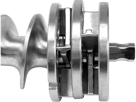 Masina de tocat carne profesionala YATO YT-03232, 1100W, 220 kg/h, sistem UNGER, inox, ideala pentru macelarii, restaurante si Horeca