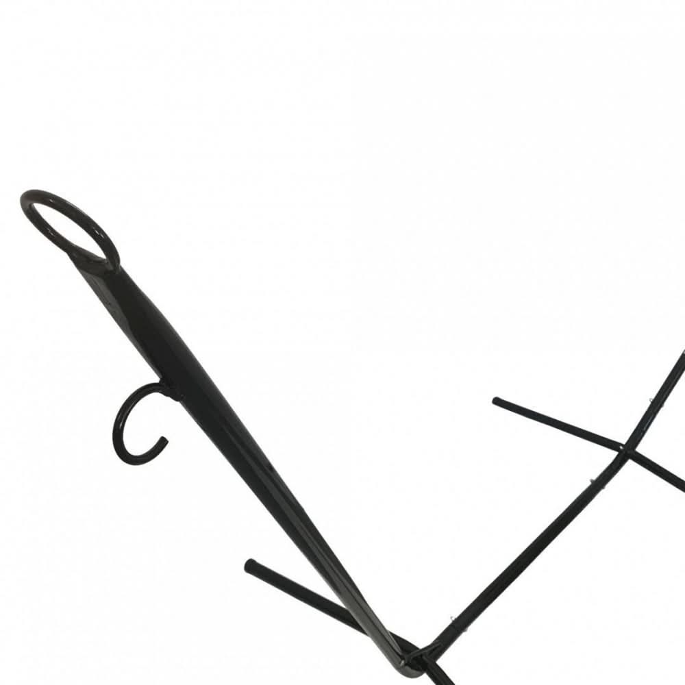 Suport hamac metalic VivaTechnix VMD-1013, teava otel 33.7x3 mm, negru, 120 kg