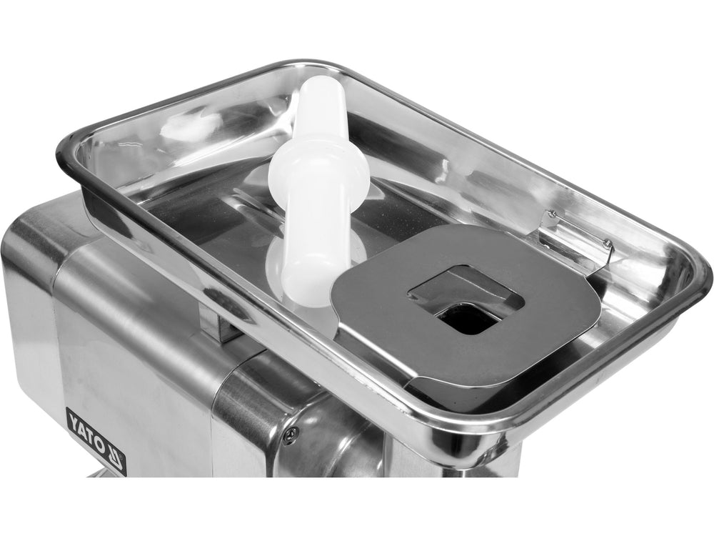 Masina de tocat carne profesionala YATO YT-03232, 1100W, 220 kg/h, sistem UNGER, inox, ideala pentru macelarii, restaurante si Horeca