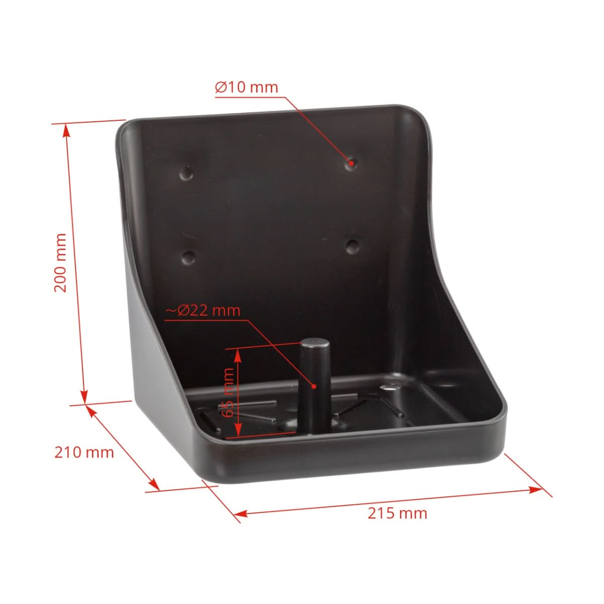 Suport pentru piatra de sare 10 kg – forma patrata, stabil