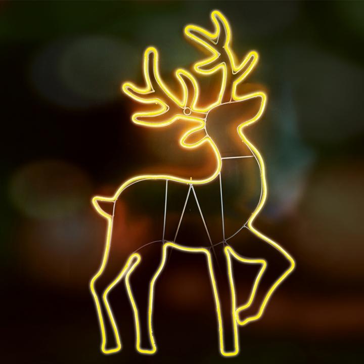 Decor LED interior/exterior, cerb neon-light 94x56cm, NEON 4