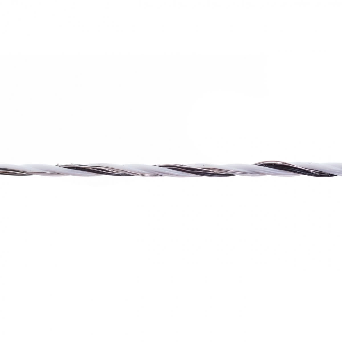 Fir gard electric 1000 m, 130 kg rezistenta rupere, 0.4 ohm/m, insertii inox si cupru