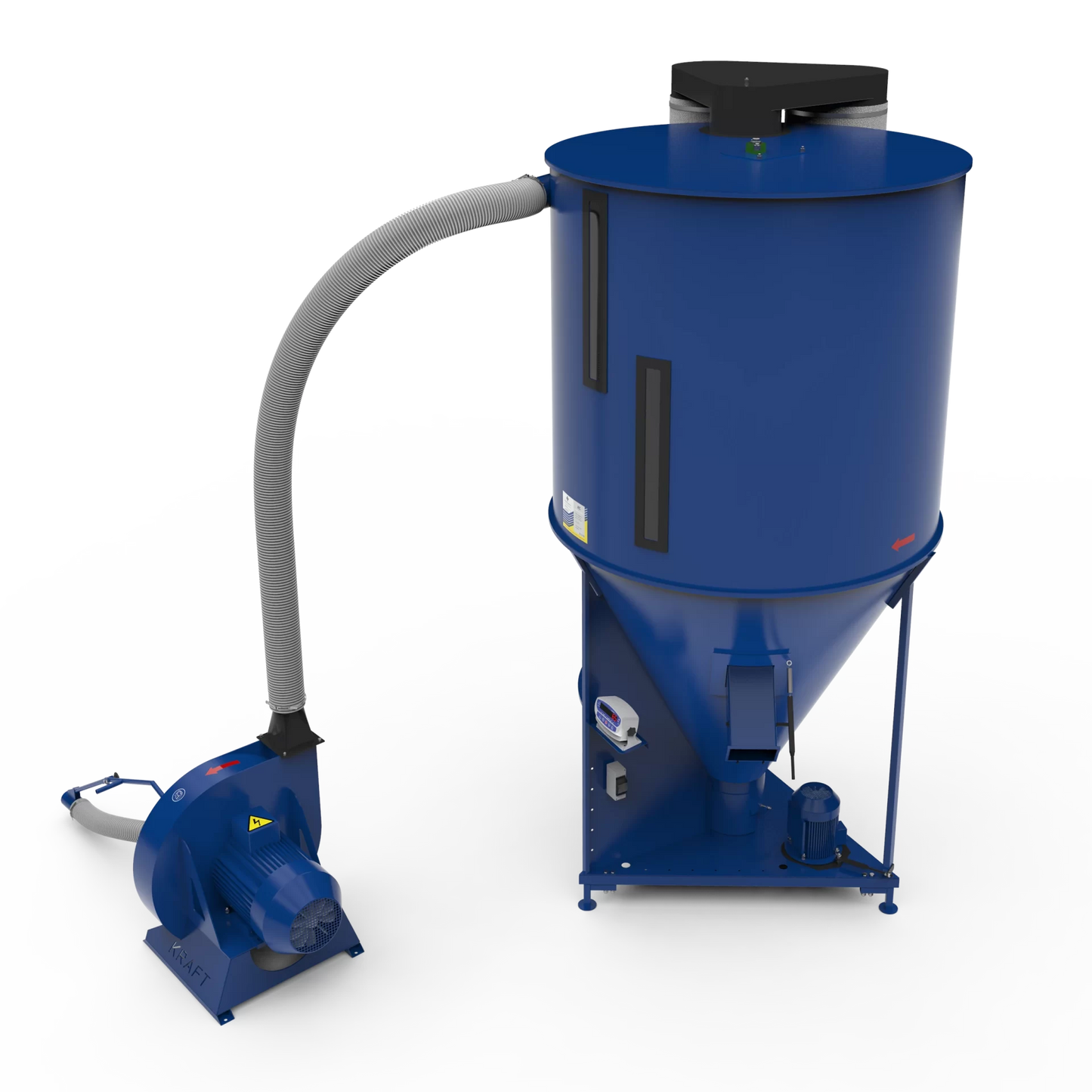 Amestecator furaje KS-2000 TMC – capacitate 2000 kg, volum 3945 L, motor electric 380V