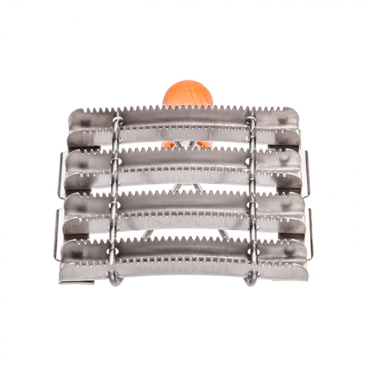 Perie metalica dintata pentru bovine, 11 × 12,5 cm