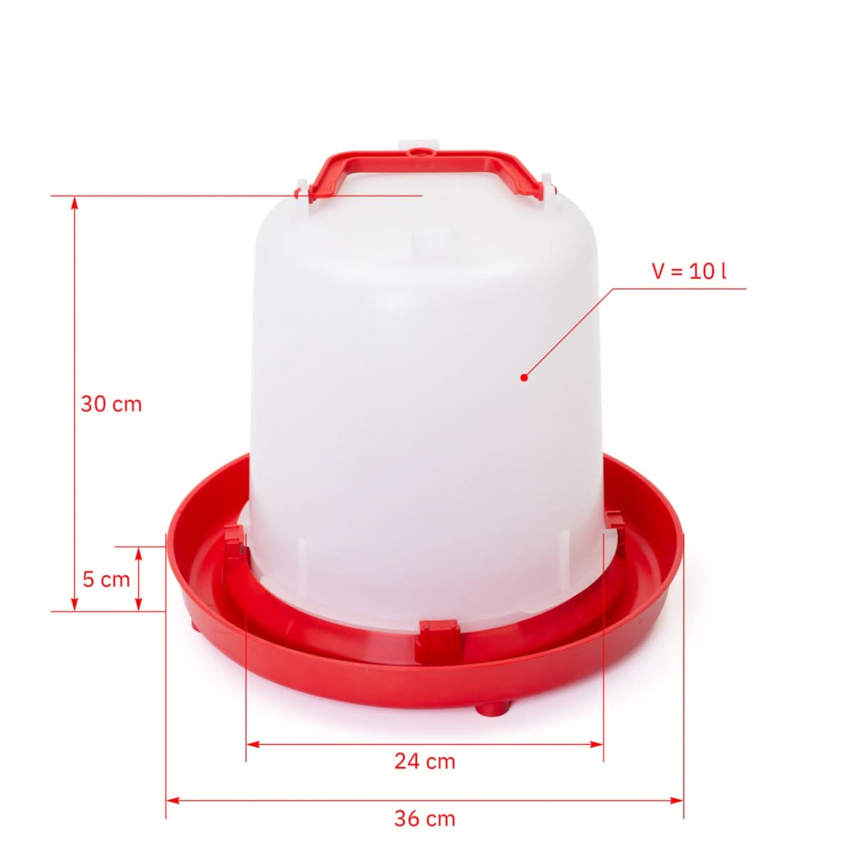 Adaptoare pentru pui, tip clopot, 10 litri