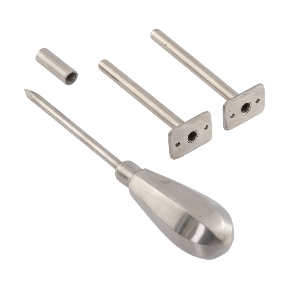 Trocar veterinar inox 90x5 mm pentru bovine si ovine