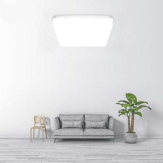 Plafoniera LED Slim Milky, 18W, 275x275x60mm, 6400K