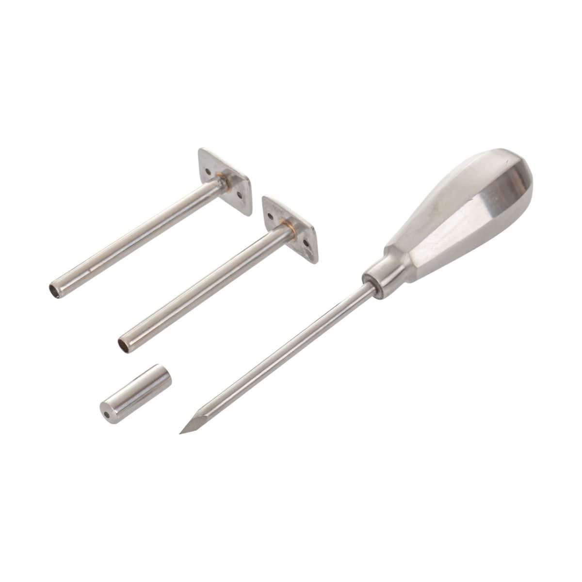 Trocar veterinar inox 90x5 mm pentru bovine si ovine