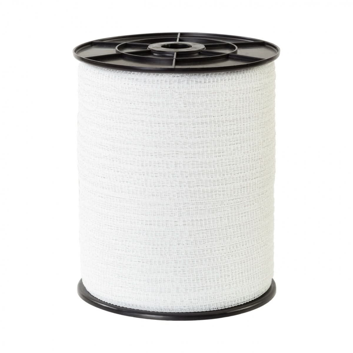 Bandă gard electric 10 mm, 500 m, rezistență la rupere 60 kg, rezistență electrică 11 Ω/m