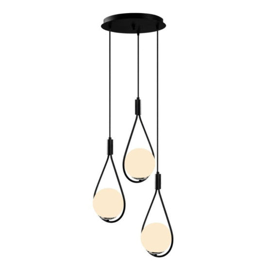 Candelabru Meksika Negru, 3xE27, 60W, 120x40cm