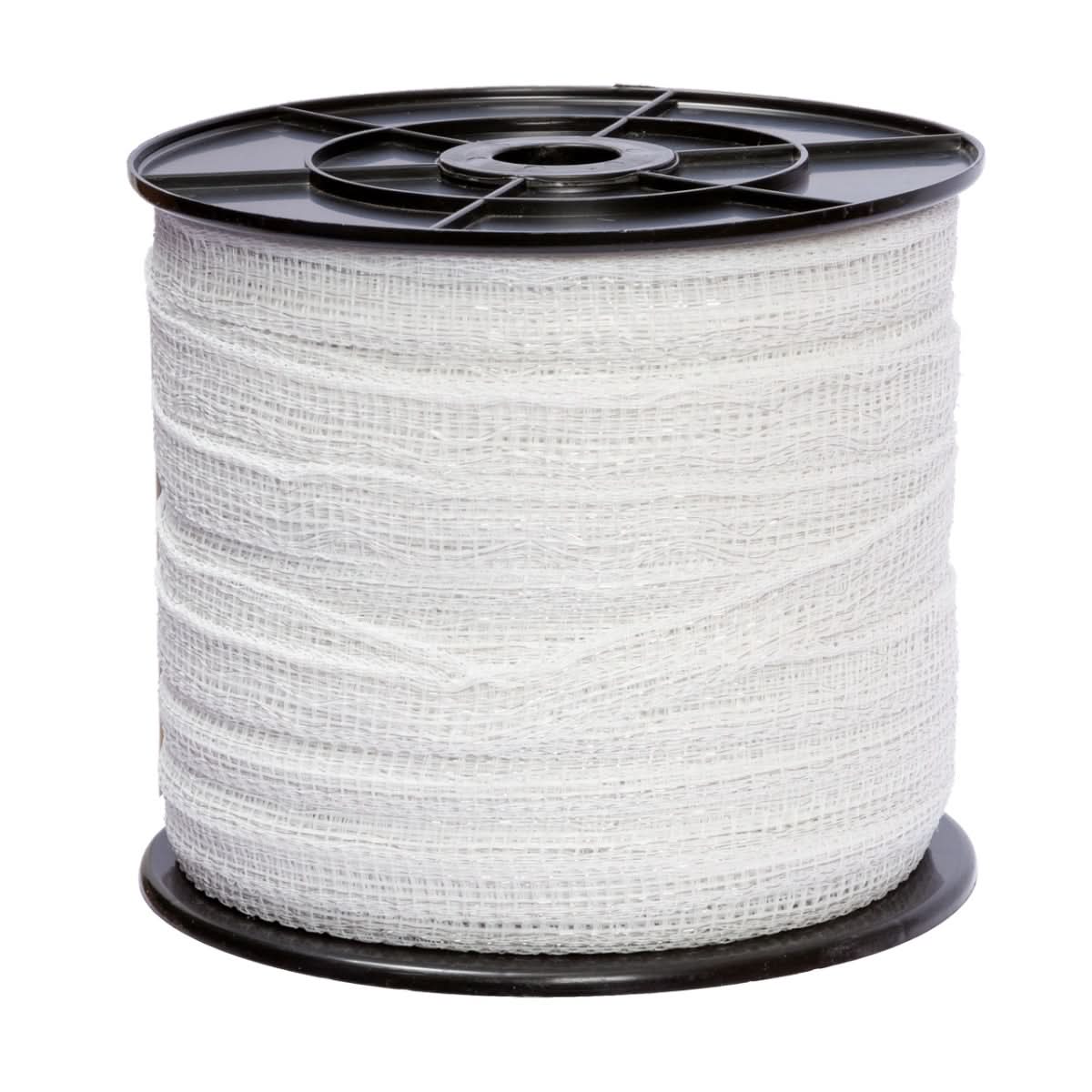 Bandă gard electric 20 mm, 200 m, rezistență la rupere 90 kg, rezistență electrică 9 Ω/m