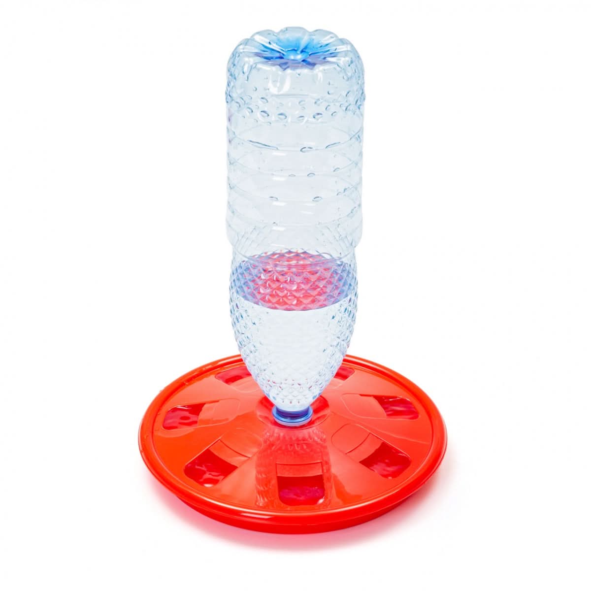 Adaptoare rotunda cu gauri si cu flacon PET, pentru pui