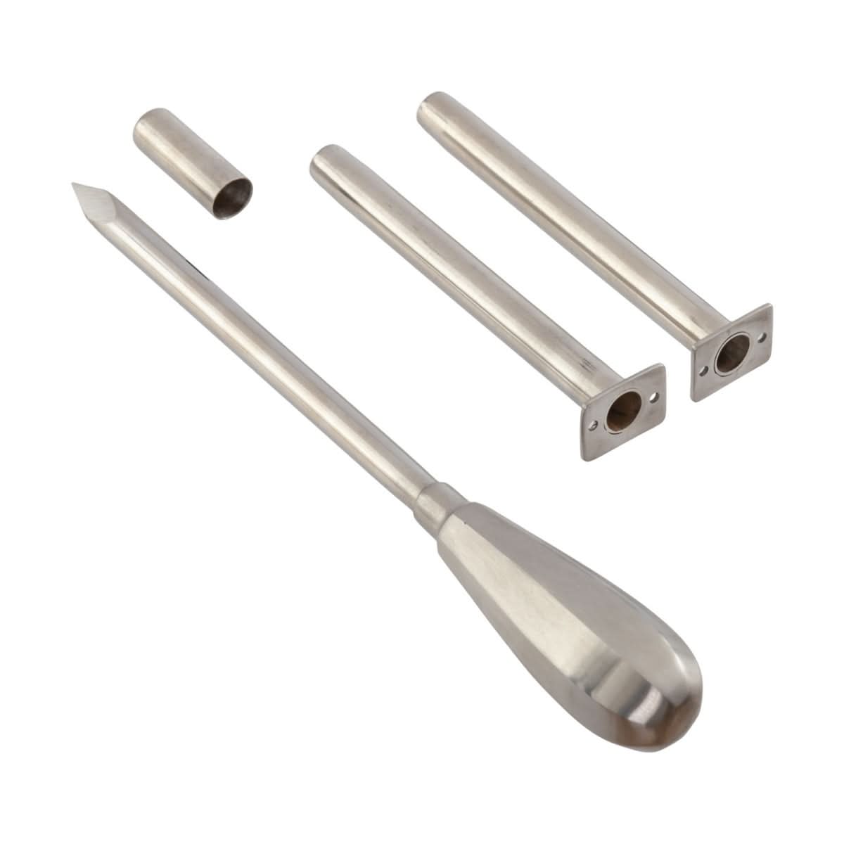 Trocar veterinar inox 150x10 mm pentru bovine si ovine