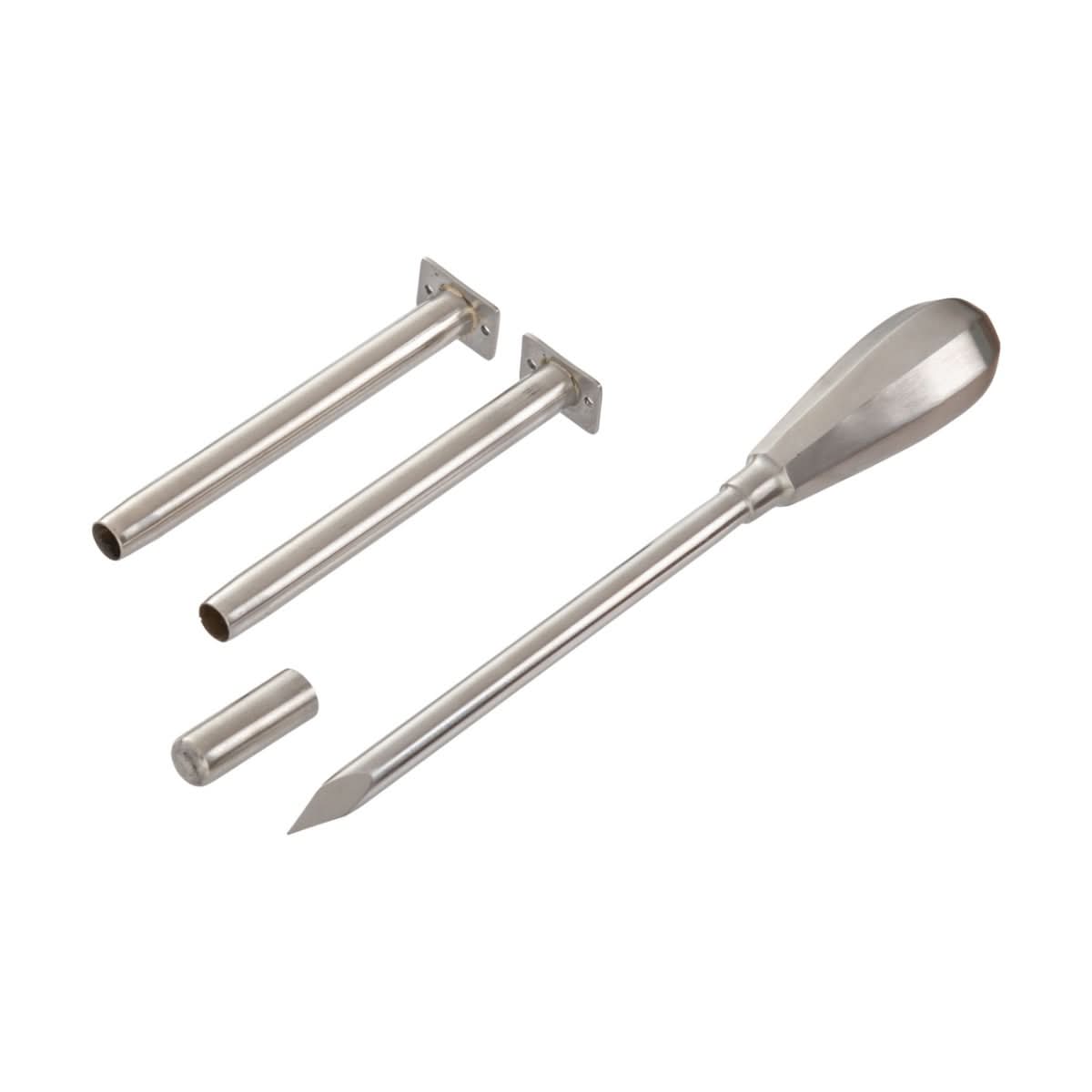 Trocar veterinar inox 150x10 mm pentru bovine si ovine