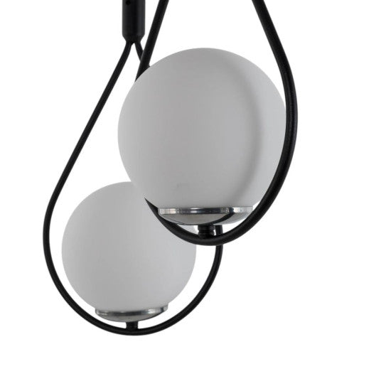 Candelabru Meksika Negru, 3xE27, 60W, 120x40cm