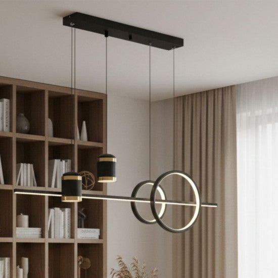 Lustra LED Volantis 73W, 2100lm, 3000K/4000K/6500K, telecomanda