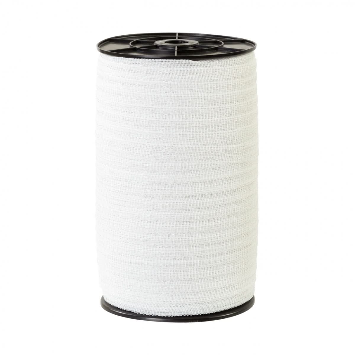 Bandă gard electric 20 mm, 500 m, rezistență la rupere 90 kg, rezistență electrică 9 Ω/m