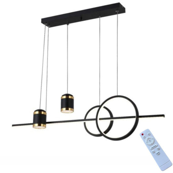 Lustra LED Volantis 73W, 2100lm, 3000K/4000K/6500K, telecomanda