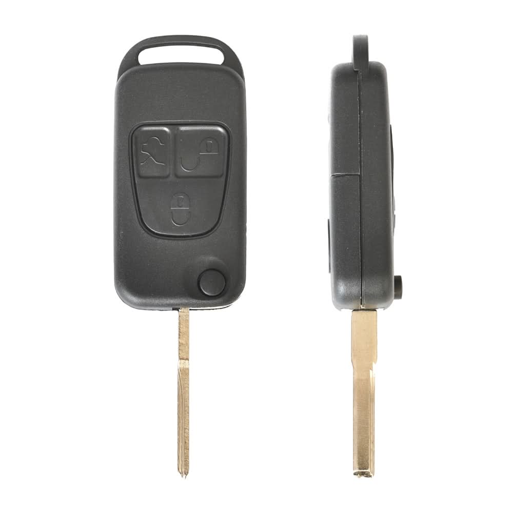 Carcasă Cheie Contact AKONEN 96371, 3 Butoane cu Cheie, Compatibilă cu Mercedes-Benz C, S, ML, SL